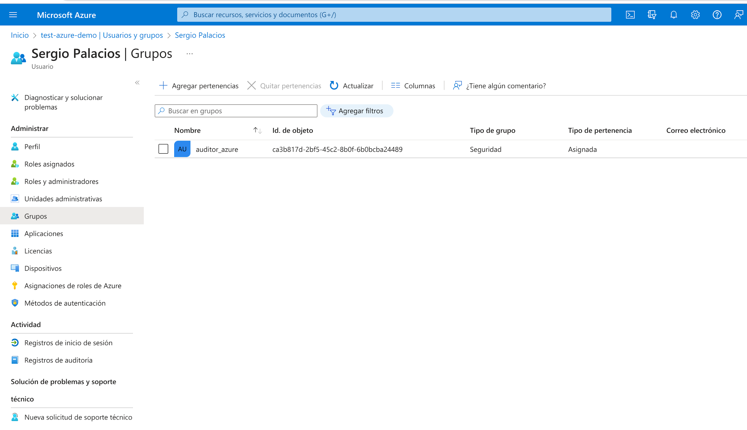Group Object ID in Entra ID